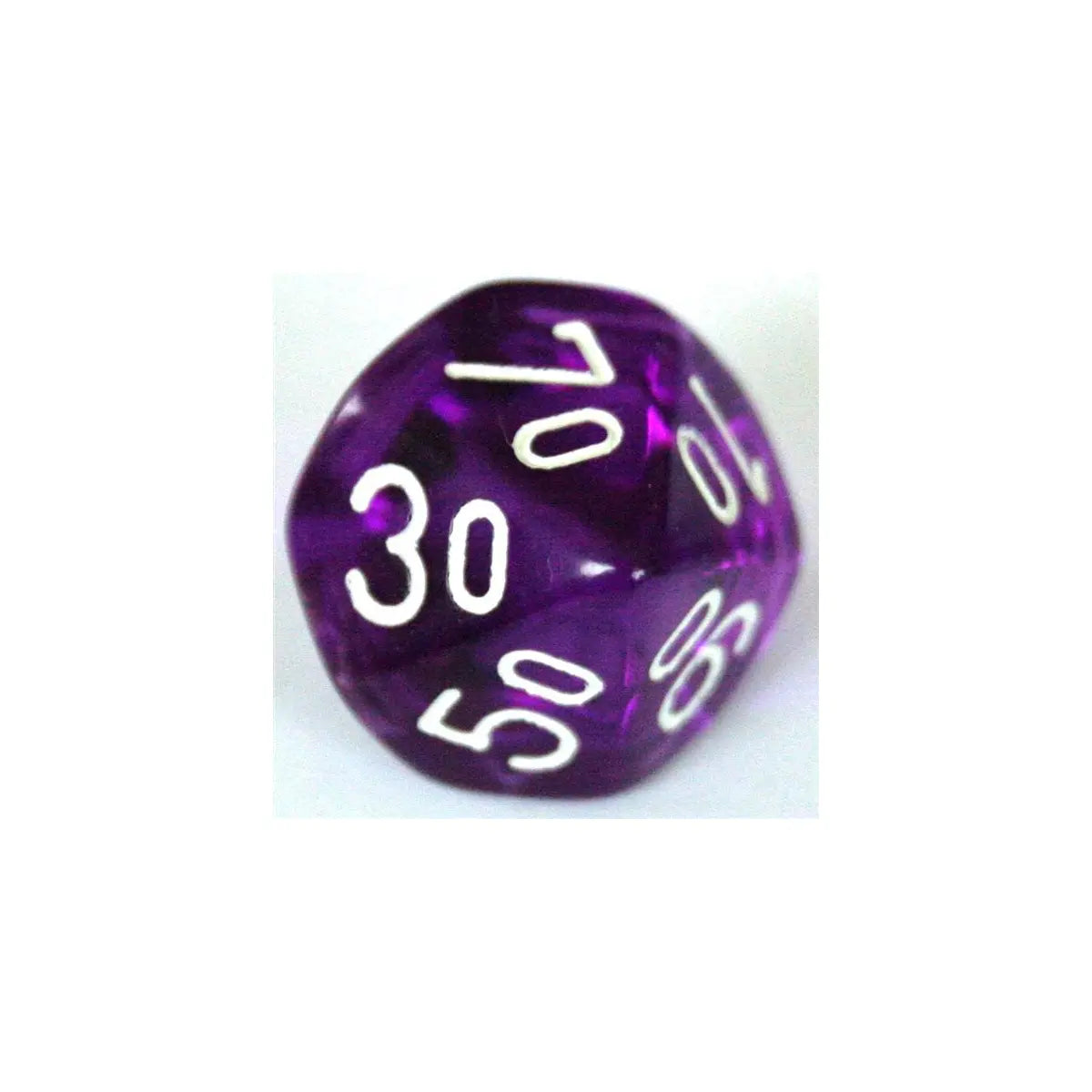 Chessex Translucent Purple W10-0