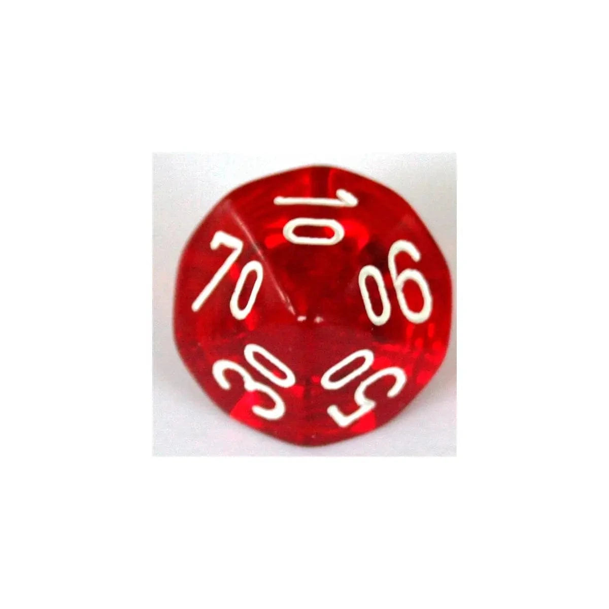 Chessex Chessex Translucent Red W10-0