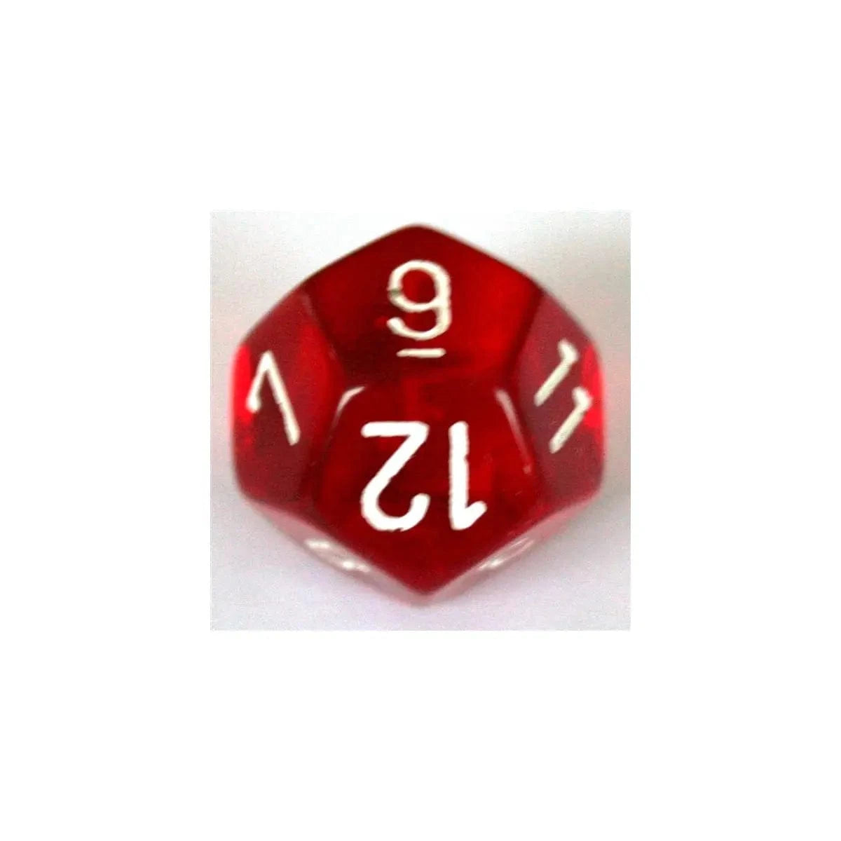 Chessex Chessex Translucent Red W12