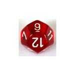 Chessex Chessex Translucent Red W12