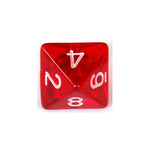 Chessex Translucent Red W8