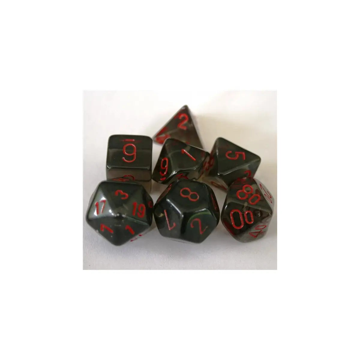 Chessex Translucent Smoke/Red Set