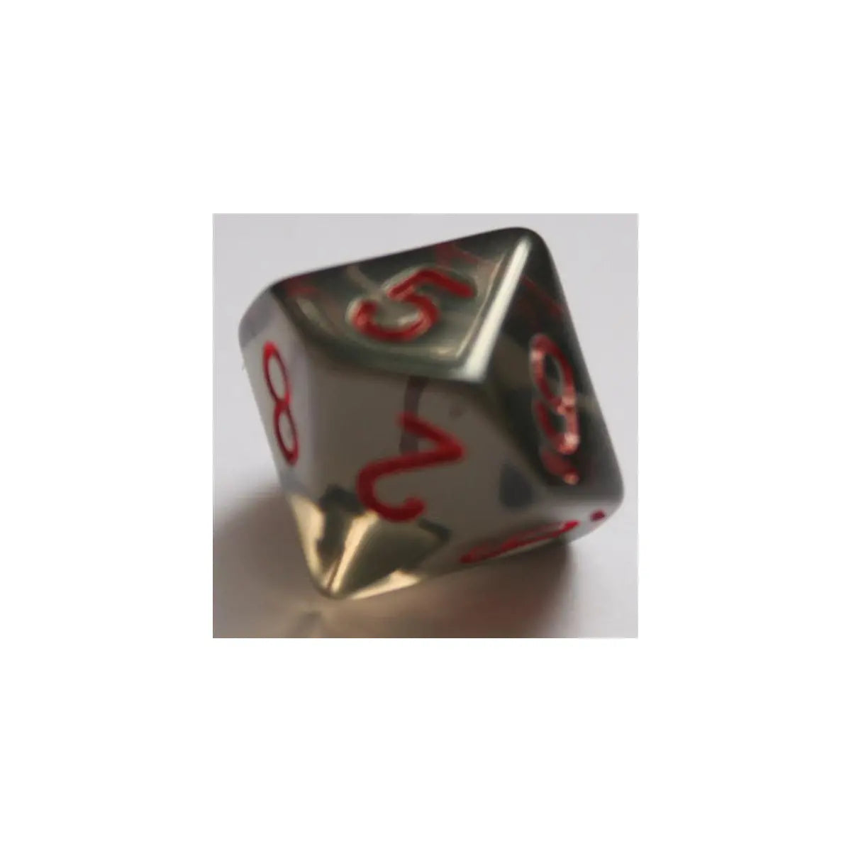 Chessex Translucent Smoke/Red W10