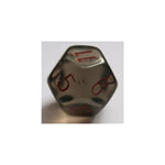 Chessex Chessex Translucent Smoke/Red W12