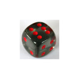 Chessex Translucent Smoke/Red W6 12mm