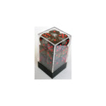 Chessex Translucent Smoke/Red W6 16mm Set
