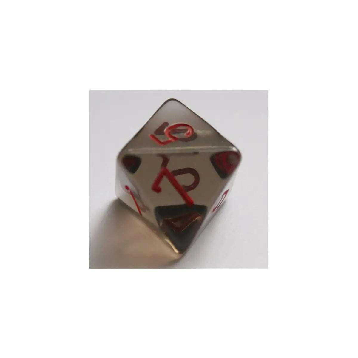 Chessex Translucent Smoke/Red W8