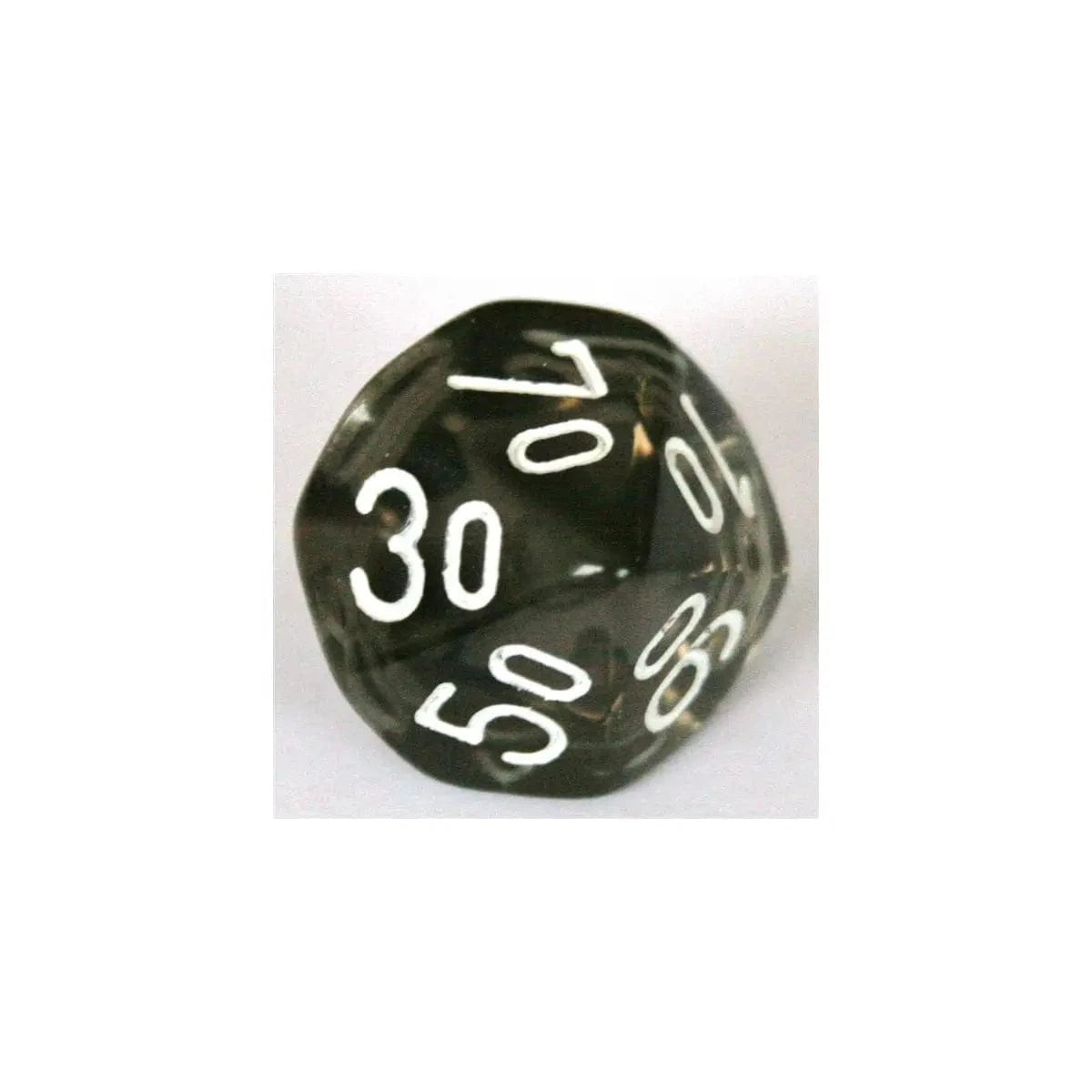 Chessex Chessex Translucent Smoke/White W10-0