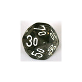 Chessex Translucent Smoke/White W10-0