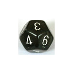 Chessex Chessex Translucent Smoke/White W12