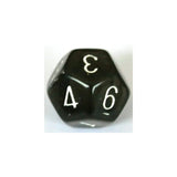 Chessex Chessex Translucent Smoke/White W12