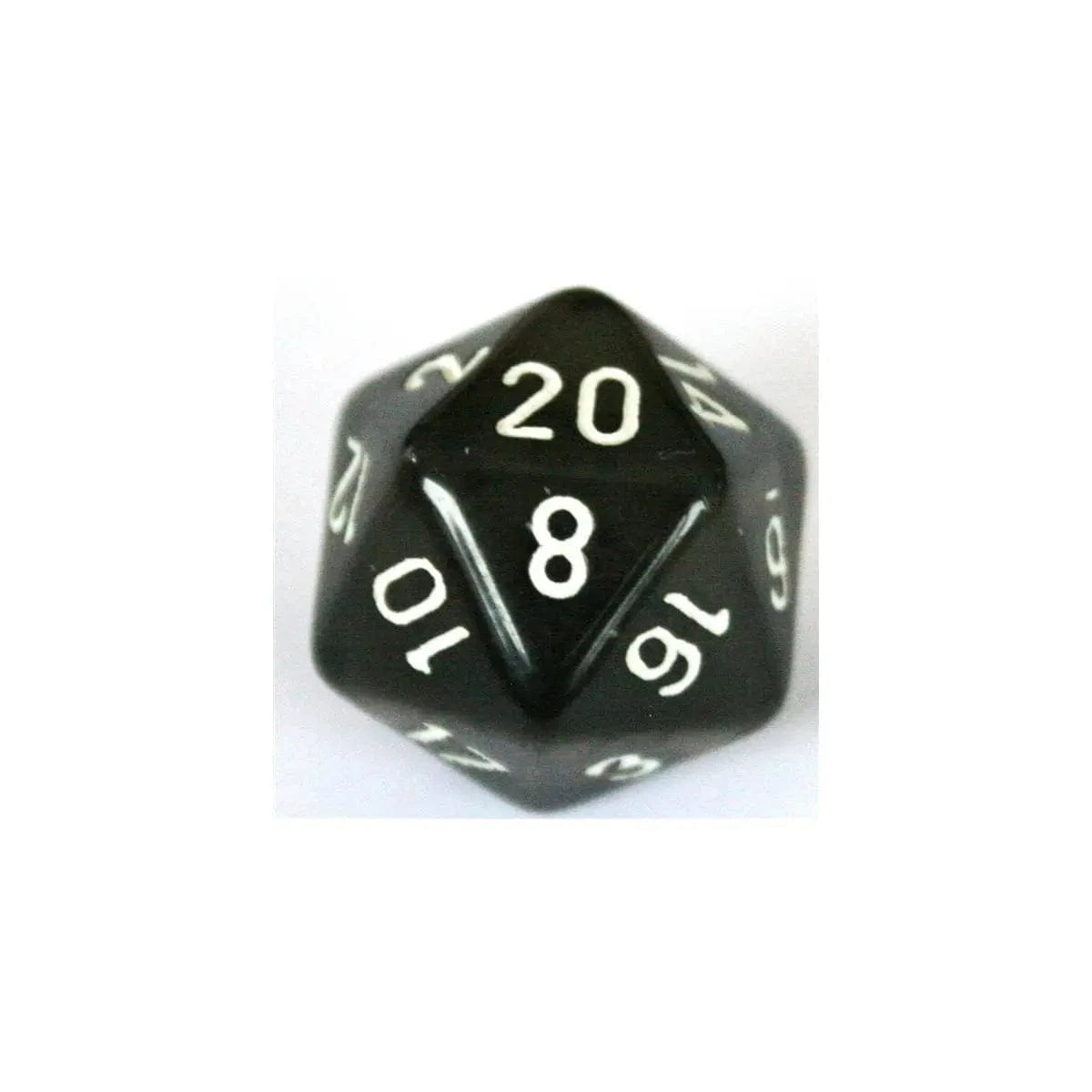 Chessex Chessex Translucent Smoke/White W20