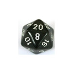 Chessex Chessex Translucent Smoke/White W20