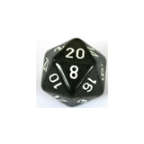 Chessex Translucent Smoke/White W20