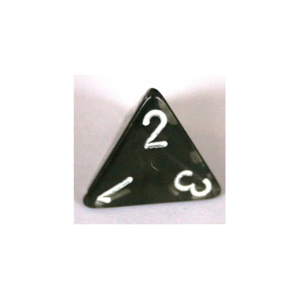 Chessex Translucent Smoke/White W4