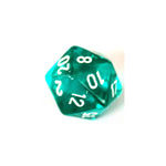 Chessex Translucent Teal W20
