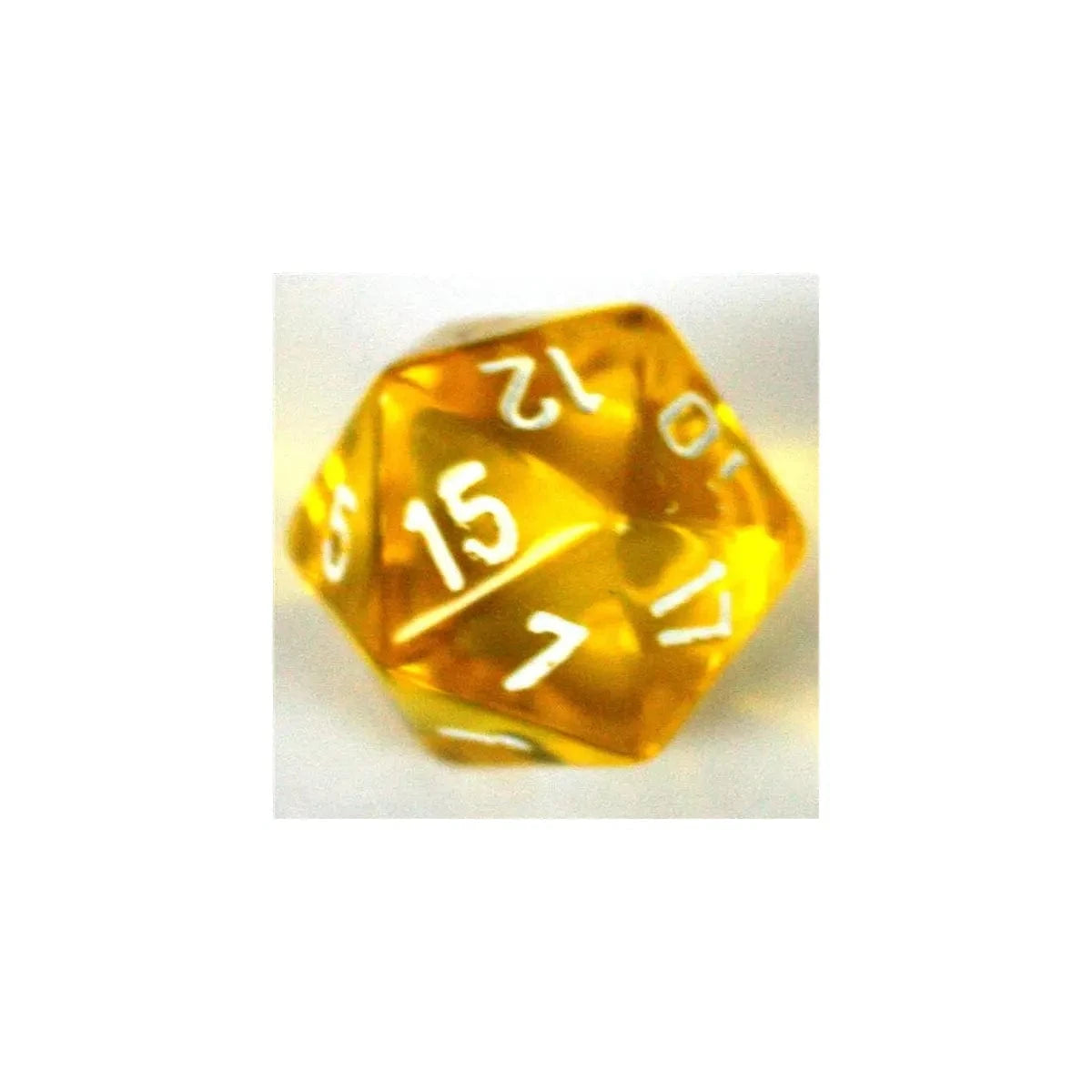 Chessex Chessex Translucent Yellow W20