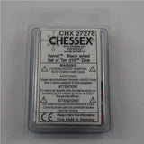 Chessex Chessex Velvet Black/Red 10 x W10 Set
