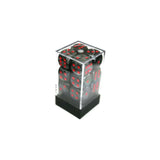 Chessex Chessex Velvet Black/Red W6 16mm Set
