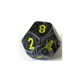 Chessex Chessex Vortex Black/Yellow W12