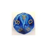 Chessex Chessex Vortex Blue/Gold W10