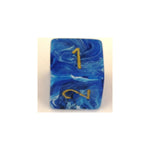 Chessex Vortex Blue/Gold W6