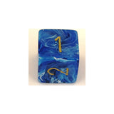 Chessex Vortex Blue/Gold W6