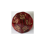 Chessex Chessex Vortex Burgundy/Gold W10-0