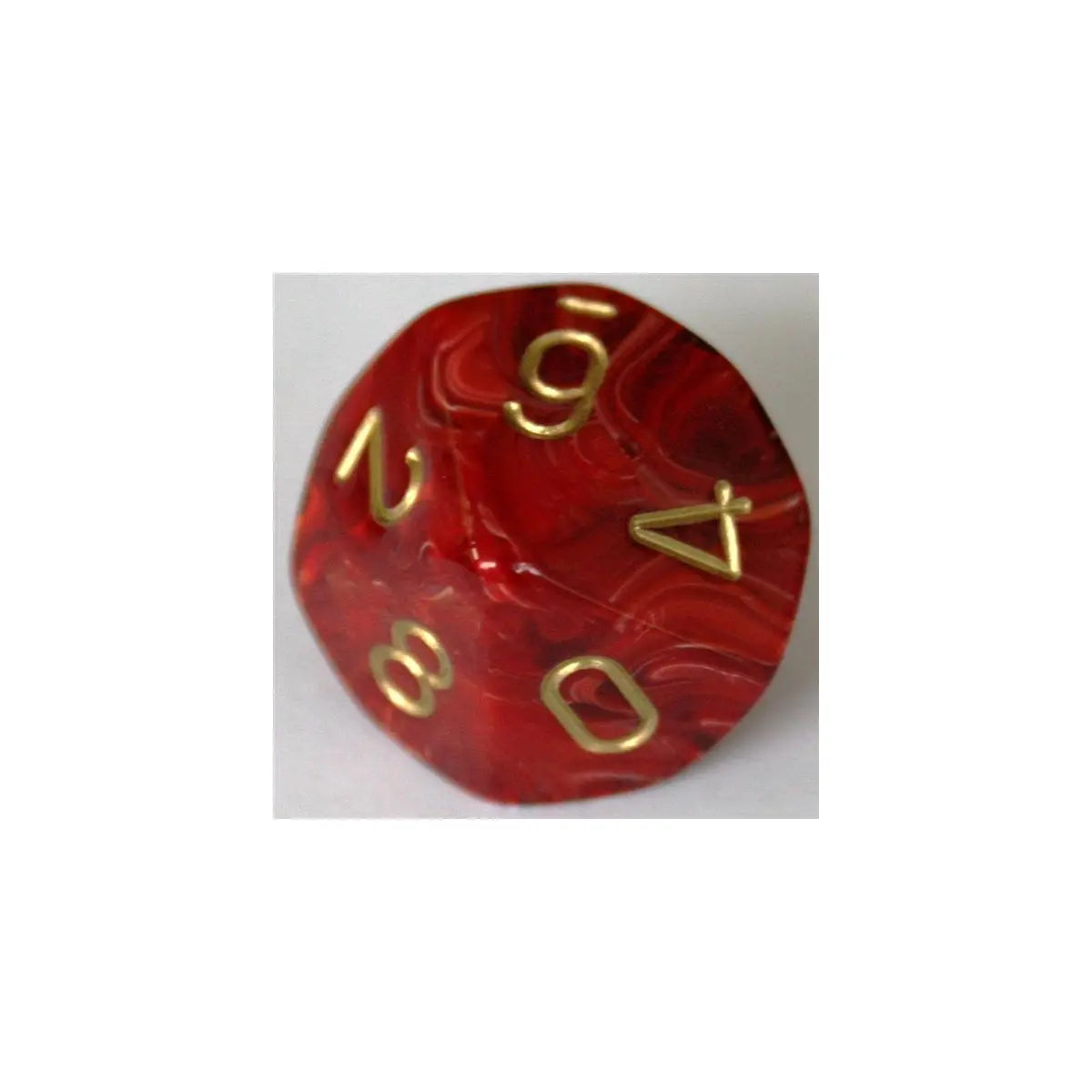 Chessex Vortex Burgundy/Gold W10