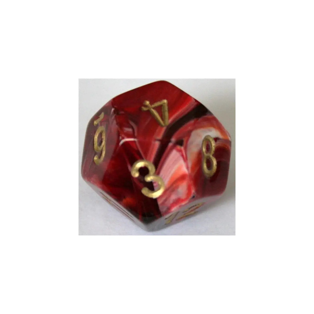Chessex Vortex Burgundy/Gold W12