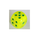 Chessex Chessex Vortex Electric Yellow W6 12mm