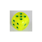 Chessex Vortex Electric Yellow W6 16mm