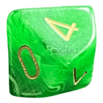 Chessex Chessex Vortex Green/Gold W10-0
