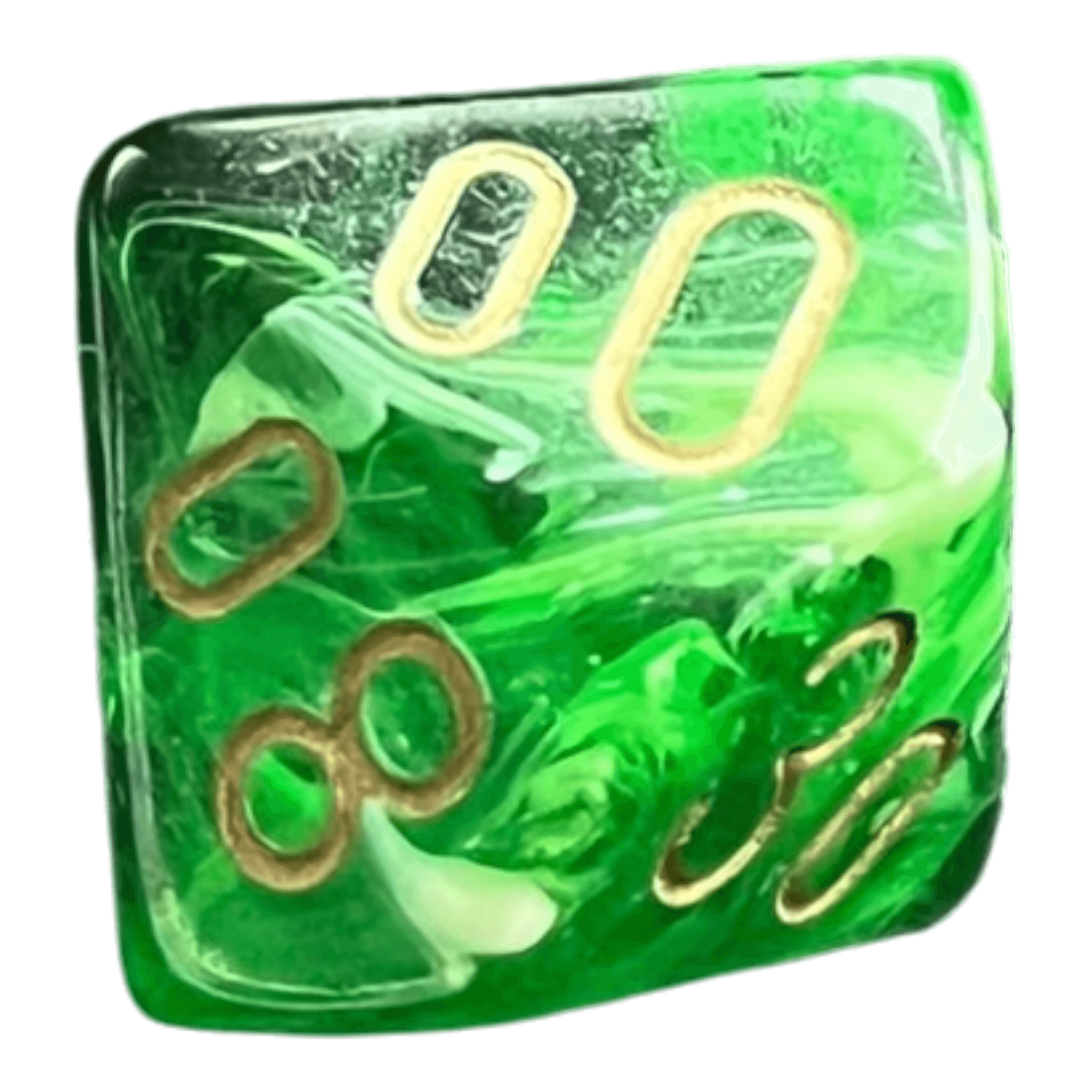 Chessex Chessex Vortex Green/Gold W10