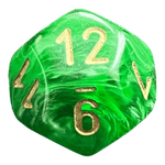 Chessex Chessex Vortex Green/Gold W12