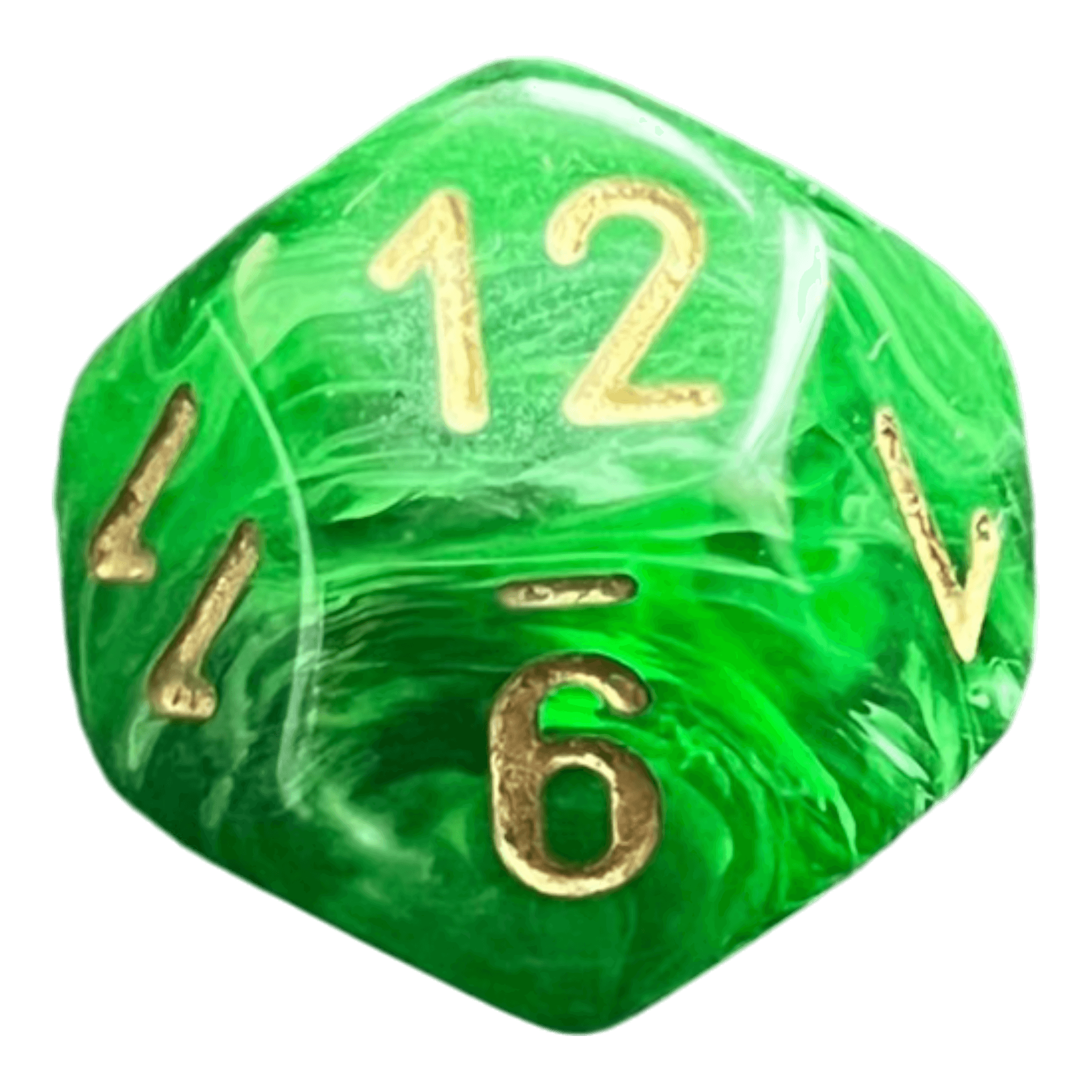 Chessex Chessex Vortex Green/Gold W12