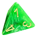 Chessex Chessex Vortex Green/Gold W4