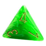 Chessex Chessex Vortex Green/Gold W4
