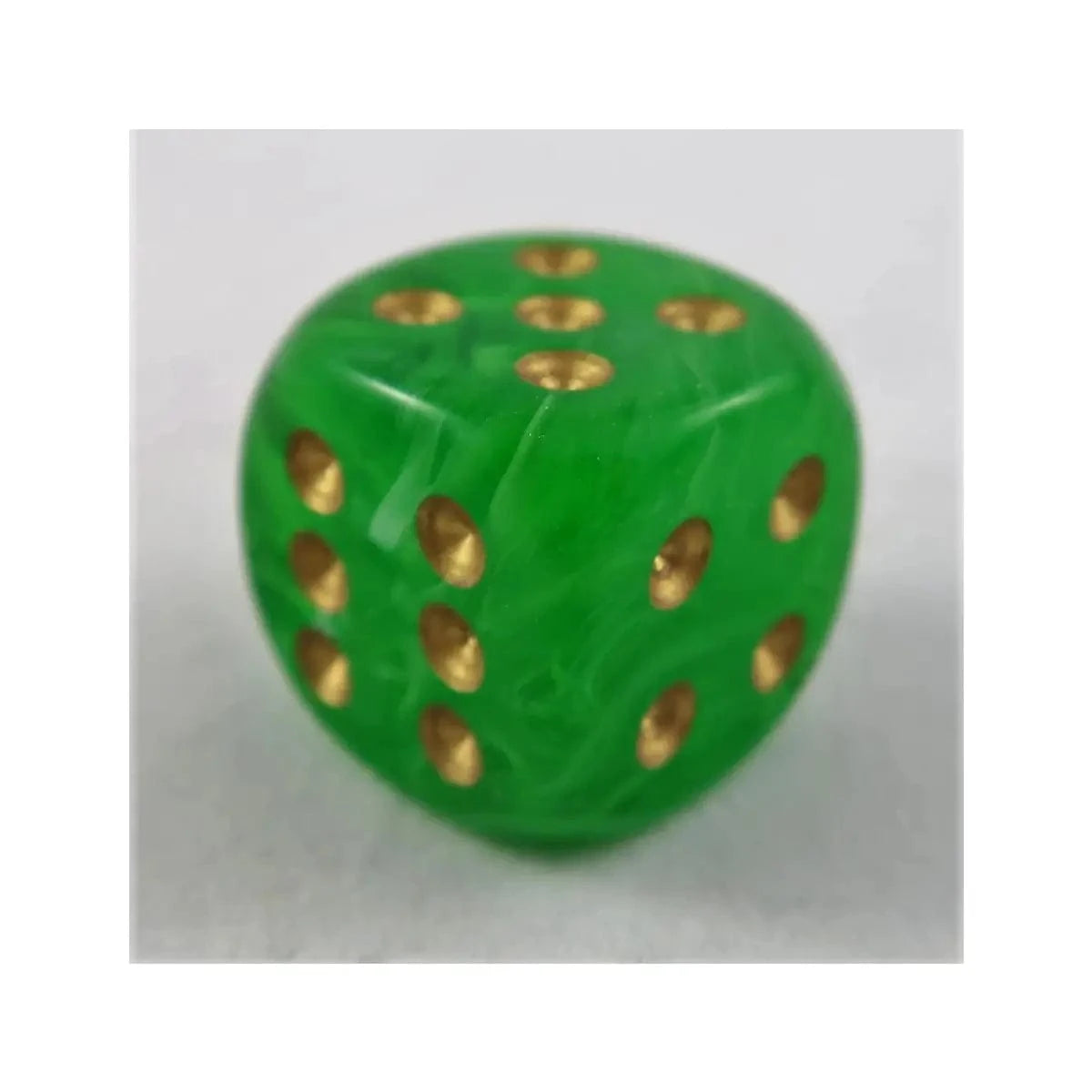 Chessex Chessex Vortex Green/Gold W6 20mm