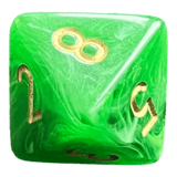 Chessex Chessex Vortex Green/Gold W8