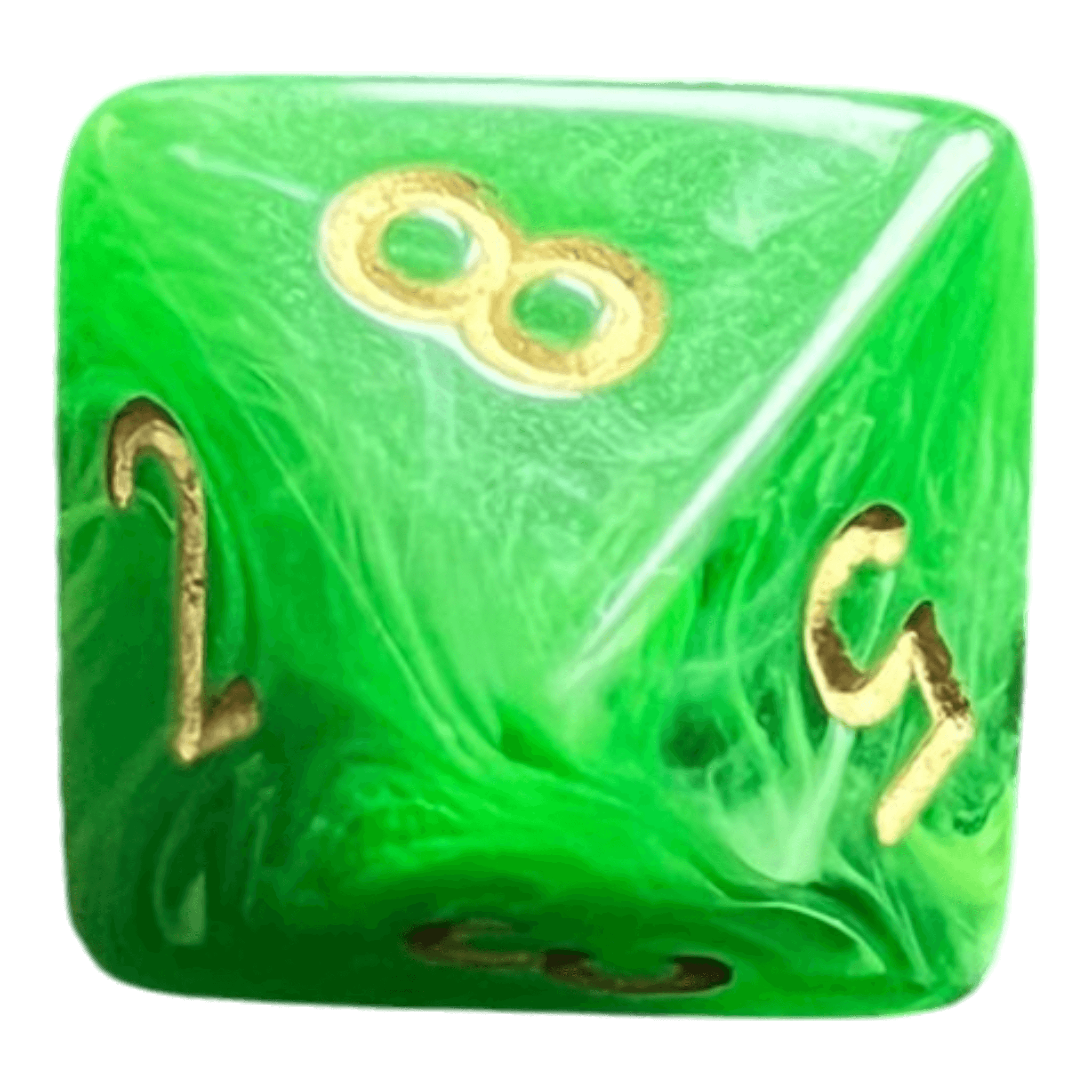 Chessex Chessex Vortex Green/Gold W8