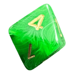 Chessex Chessex Vortex Green/Gold W8