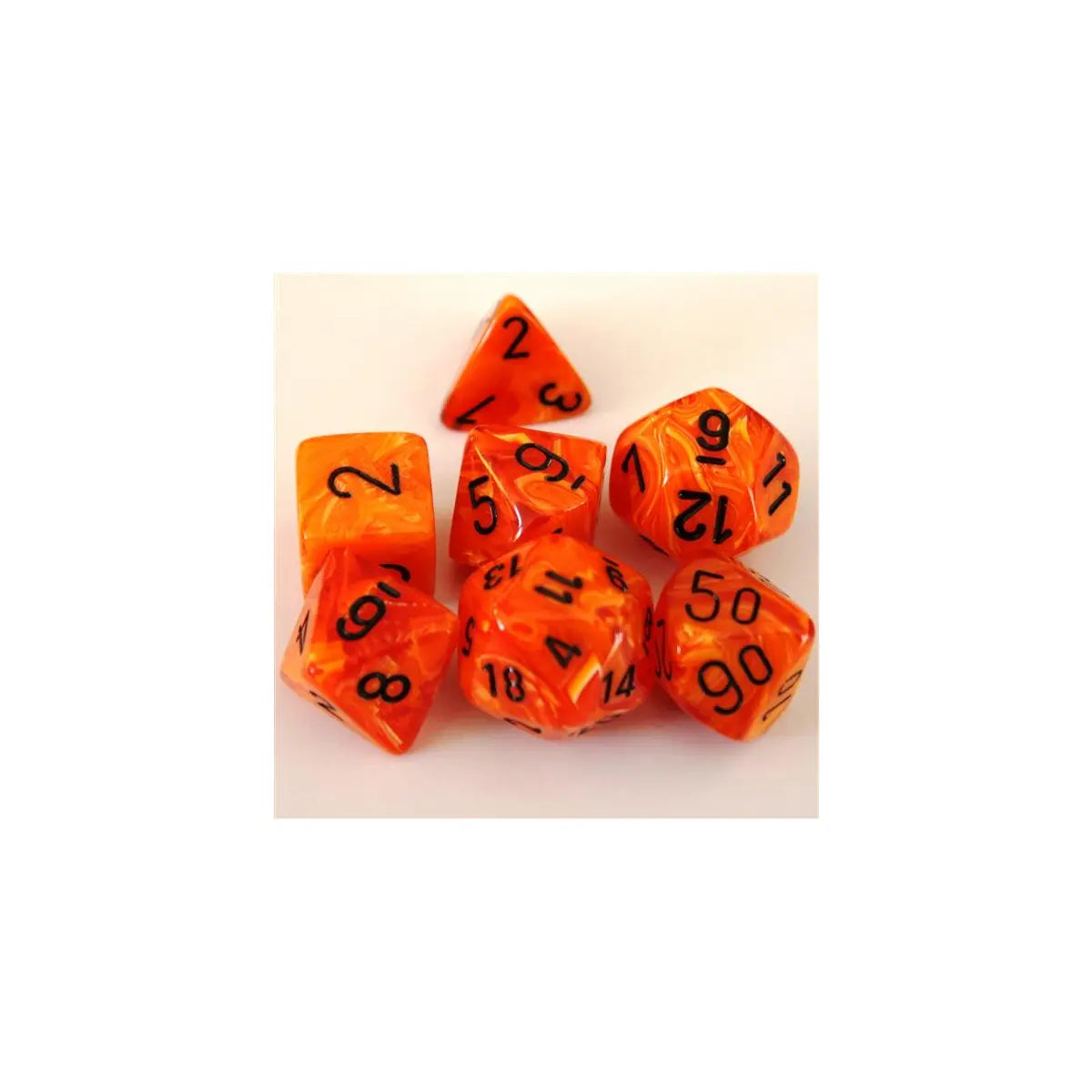 Chessex Vortex Orange/Black Set