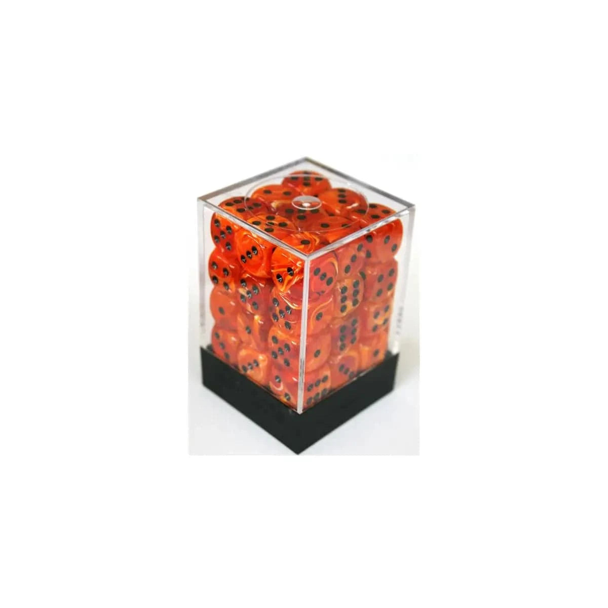 Chessex Chessex Vortex Orange/Black W6 12mm Set