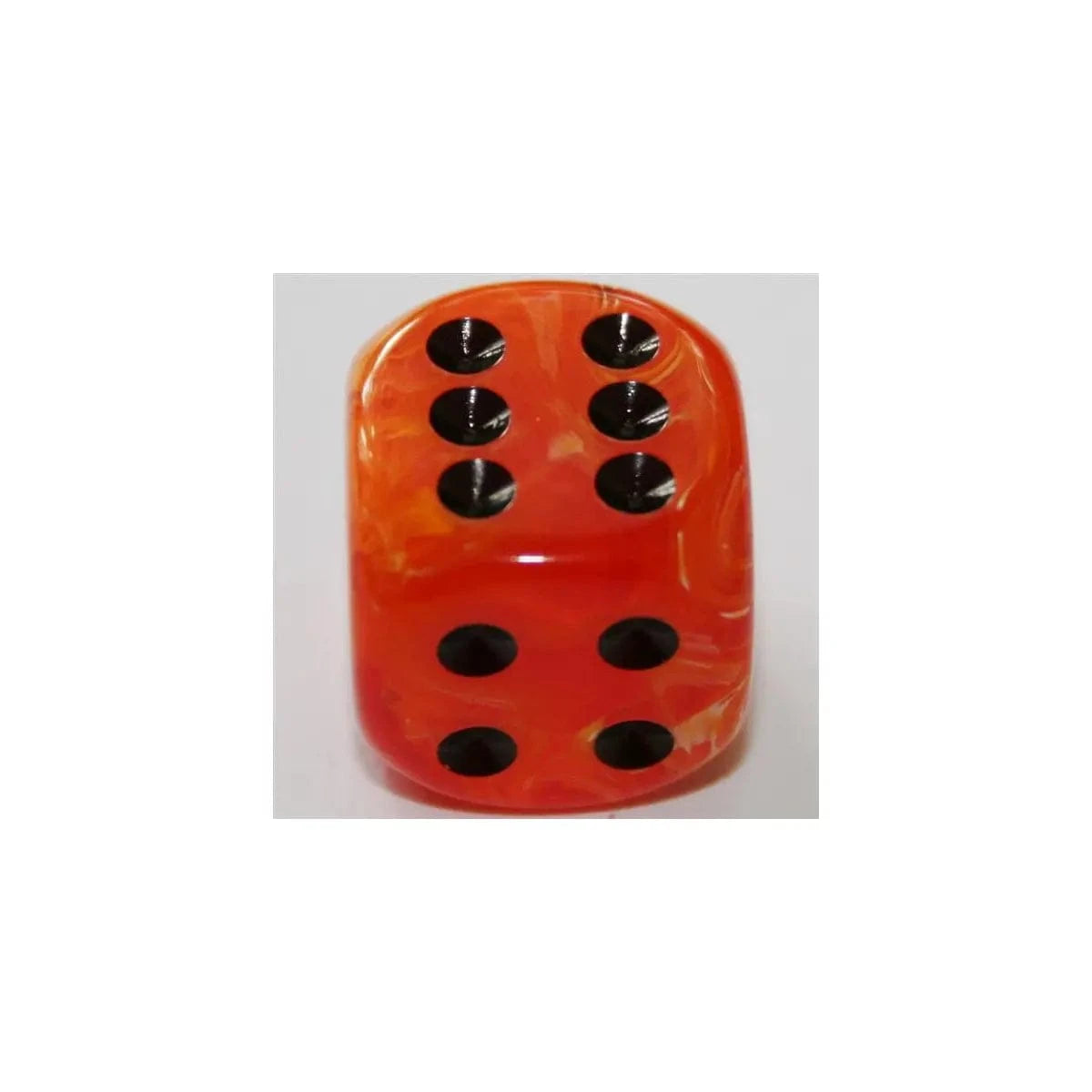 Chessex Chessex Vortex Orange/Black W6 12mm