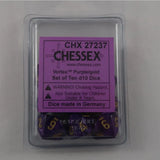 Chessex Chessex Vortex Purple/Gold 10 x W10 Set