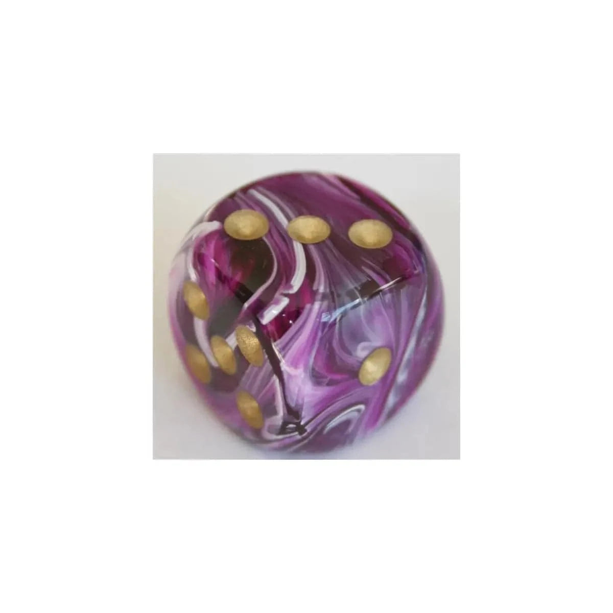 Chessex Chessex Vortex Purple/Gold W6 20mm