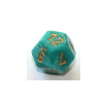 Chessex Chessex Vortex Teal/Gold W12