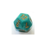 Chessex Chessex Vortex Teal/Gold W12