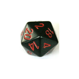 Chessex Xxl W20 Opaque Black/Red